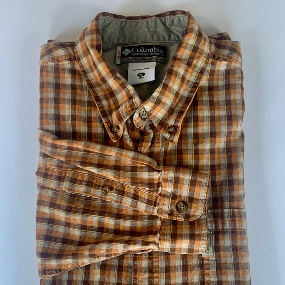 Mens Columbia Casual Dress Shirt‎